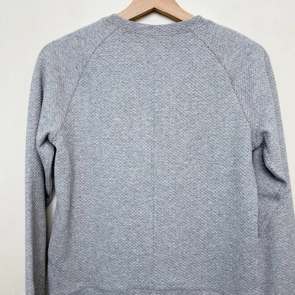 Lululemon Womens 4 Catch A Moment Crew Heathered Core  Light Grey - Picture 12 of 16